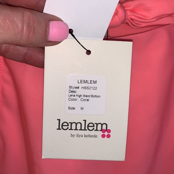 NWT lemlem Lena High Waist Bikini Bottoms S & M - Picture 9 of 13